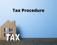 Tax Procedure Not Found