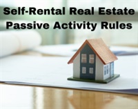 Self-Rental Real Estate Passive Activity Rules Not Found