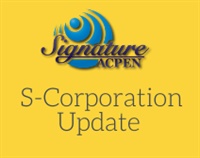 2021 S-Corporation Update Not Found