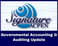 ACPEN Signature 2025:  Governmental Accounting & Auditing Update Not Found