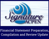 ACPEN Signature: 2022 Financial Statement Preparation, Compilation and Review Update Not Found