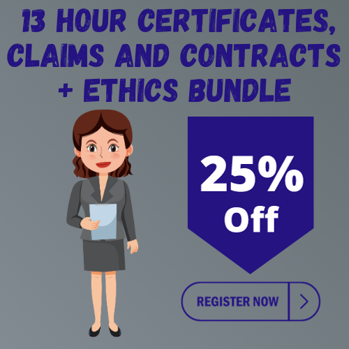 25% off Discounted Certificates and Claims bundle 