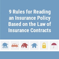 9 Rules for Reading an Insurance Policy Based on the Law of Insurance Contracts Not Found