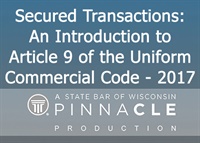 CA2694 Secured Transactions: An Introduction to Article 9 of the Uniform Commercial Code Not Found