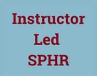 2021 Instructor-Led SPHR HR Certification Test Preparation + Materials + Exam Voucher (16 Weeks) Not Found