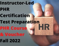 Instructor-Led PHR HR Certification Test Preparation Course + Study Material + Exam Voucher Package - Fall 2022 Not Found