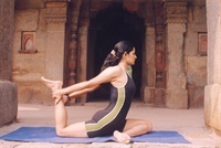 Woman Stretching Not Found