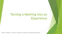 Turning a Meeting Into an Experience Not Found