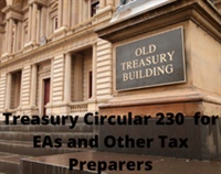 Treasury Circular 230  for EAs and Other Tax Preparers Not Found