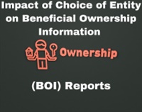 Impact of Choice of Entity on Beneficial Ownership Information (BOI) Reports Not Found