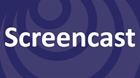 Screencast Not Found