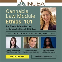 Ethics 101 cannabis law module Not Found