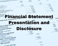 Financial Statement Presentation and Disclosure Not Found