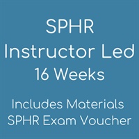 SPHR Instructor Led Not Found