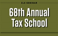 68th Annual Tax School Not Found