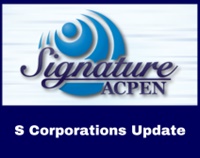 ACPEN Signature 2026: S Corporations Update Not Found