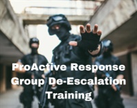 ProActive Response Group De-Escalation Training Not Found