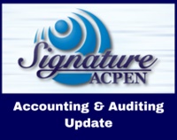 ACPEN Signature 2025: Accounting & Auditing Update Not Found