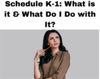 Schedule K-1: What is it & What Do I Do with It? Not Found