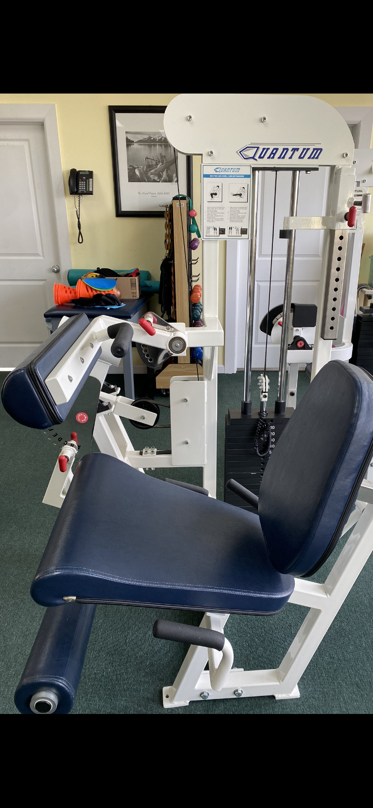 Quantum Seated Knee Flexion /Extension  Rehab Equip