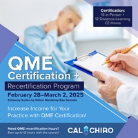 QME Certification 2025