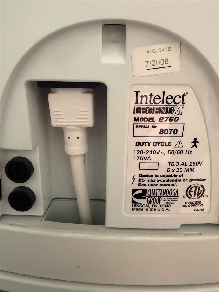 Intelect Legend XT Electrotherapy System with Cart Model 2760