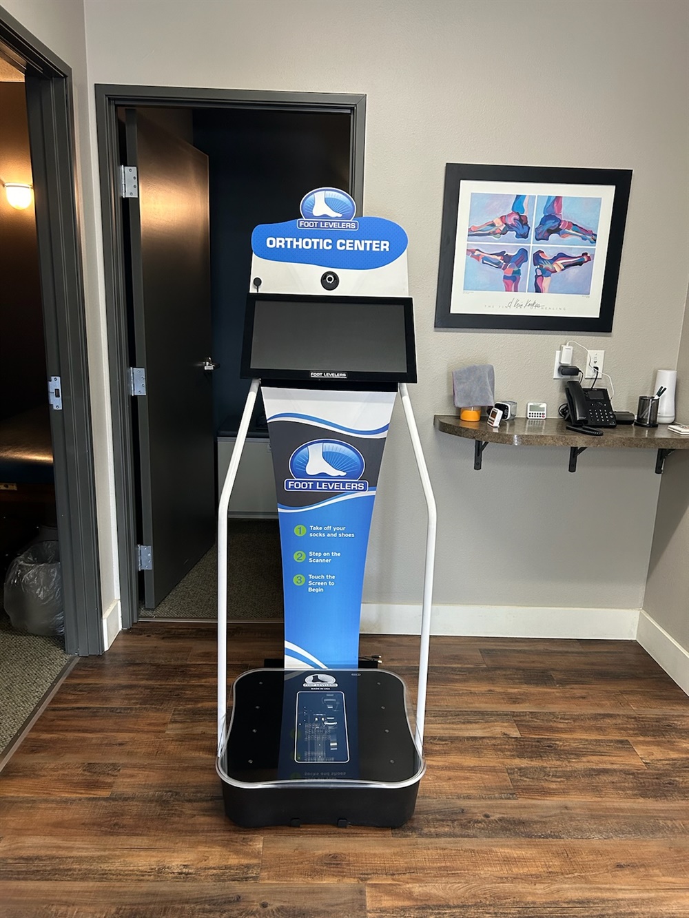 Foot Levelers Single Foot Scan Station