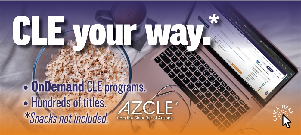 CLE OnDemand open laptop with popcorn bowl