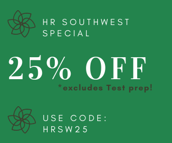 HR Southwest Special 25% off excludes test prep use code HRSW25