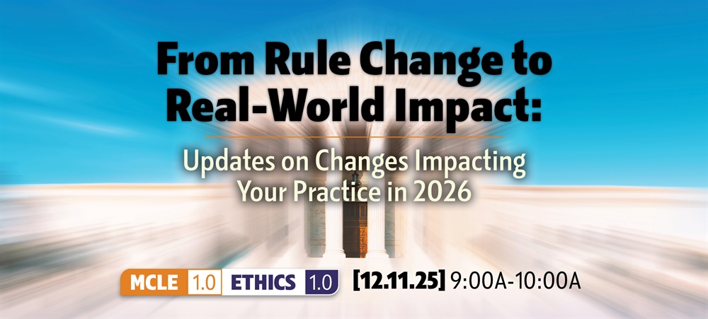 Supreme court distorted background with seminar date and time