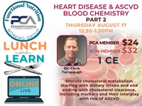 Image of FNWG August Lunch & Learn - Heart Disease/ASCVD Blood Chemistry Pt. 2
