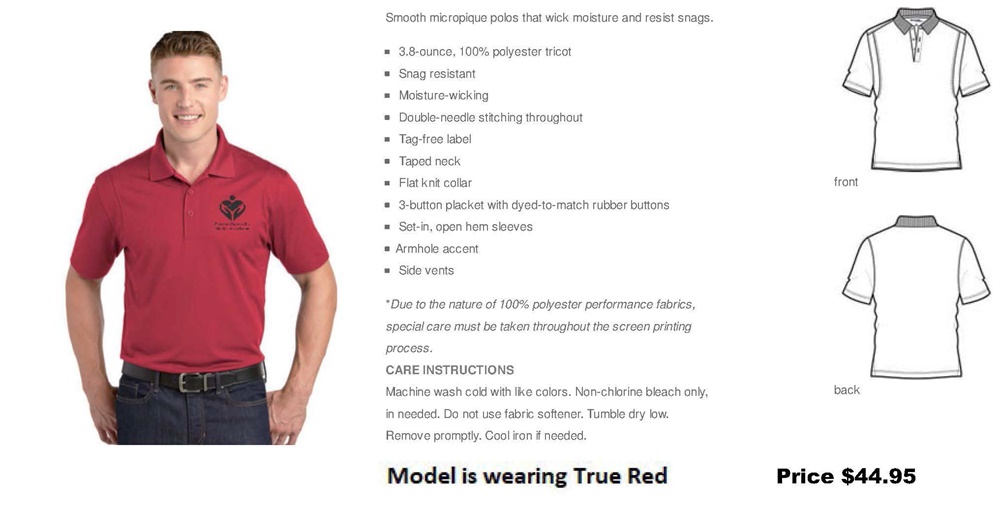 AOMA Men's Polo Shirt specs