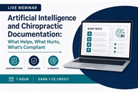 Image of Artificial Intelligence and Chiropractic Documentation: What Helps, Wh