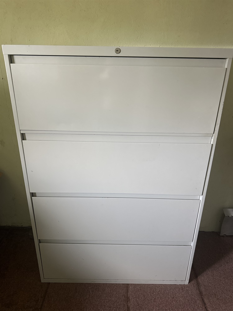 4 drawer metal file cabinet