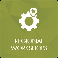 Icon designation for regional workshops.