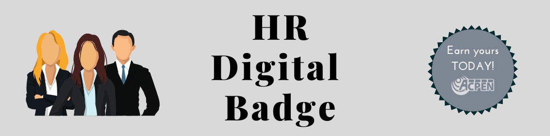HR Digital Badge Earn yours today