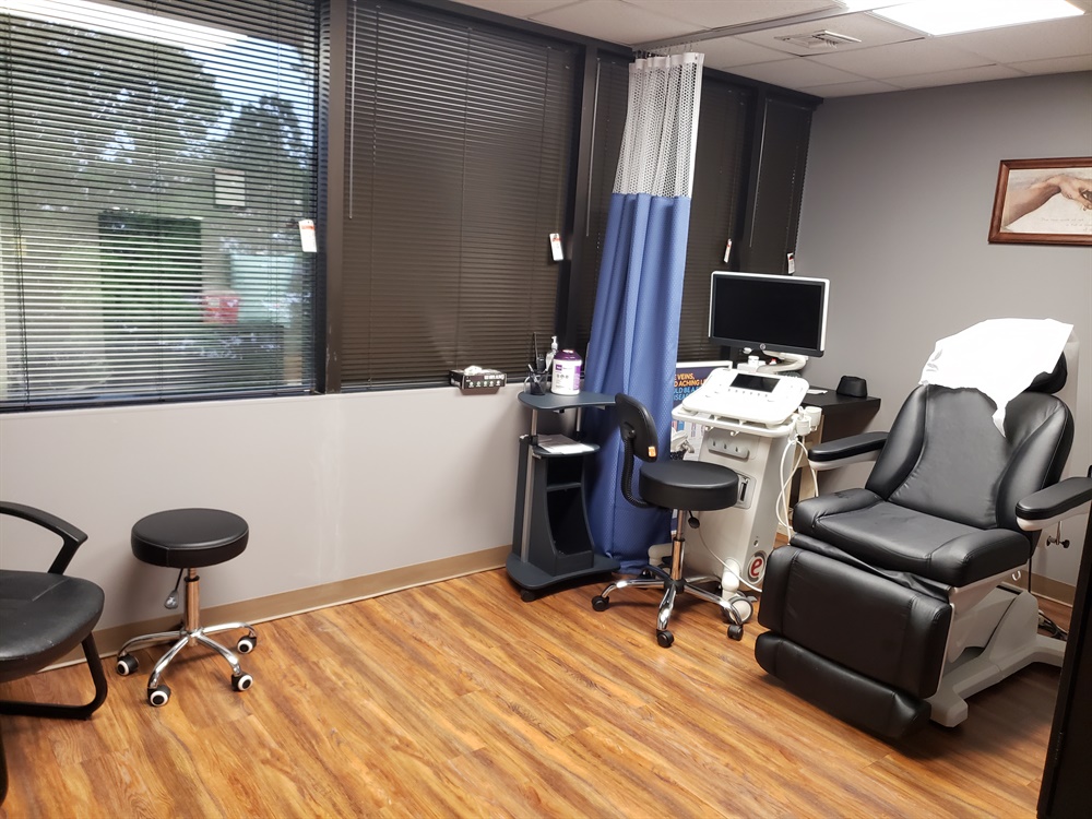 Exam/therapy/treatment tables, weight loss laser, diagnostic ultrasound, Rehab equip