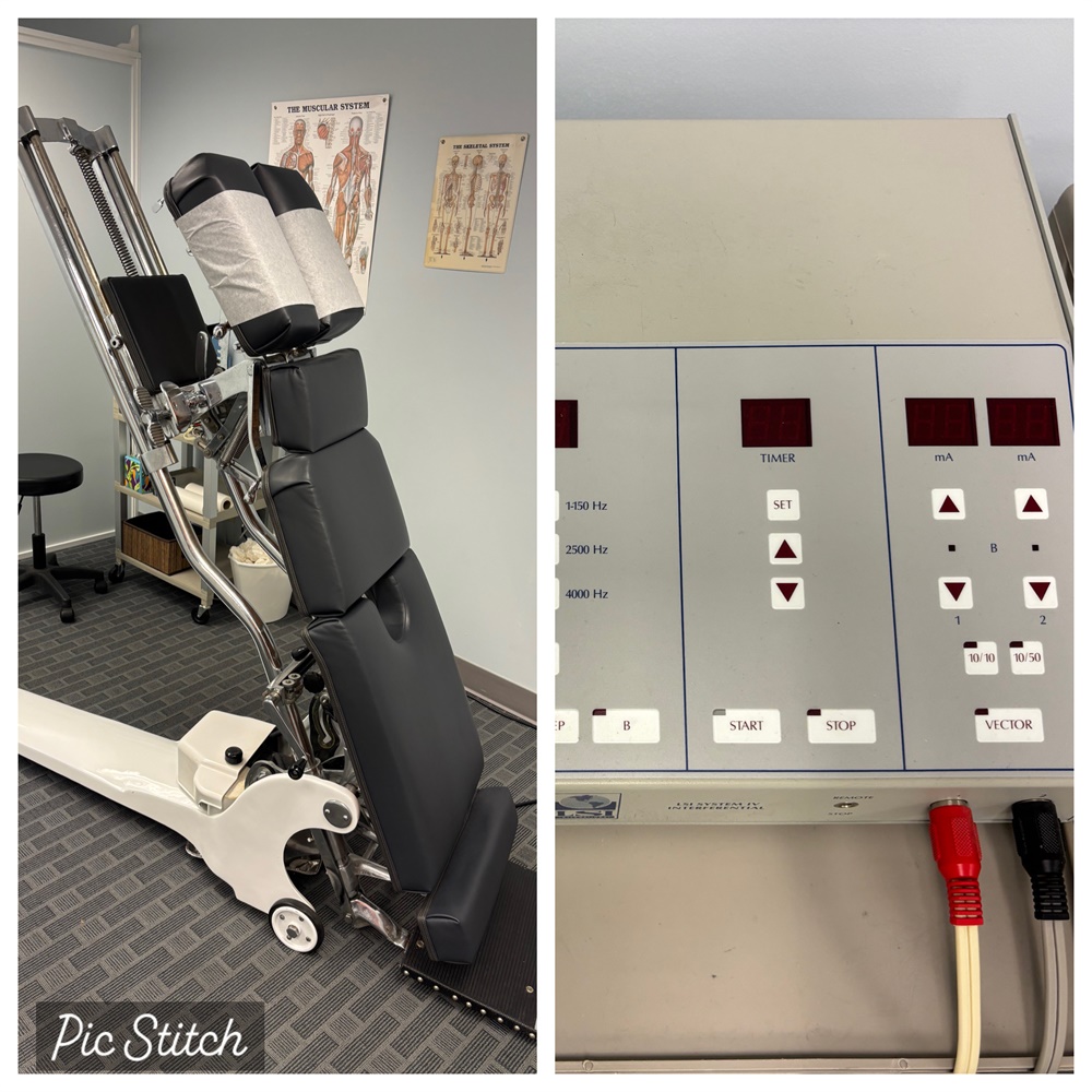 Hylo Adjusting Table & LSI Stim Machine