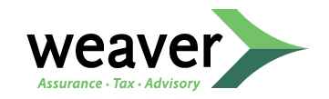 Weaver: Assurance – Tax - Advisory