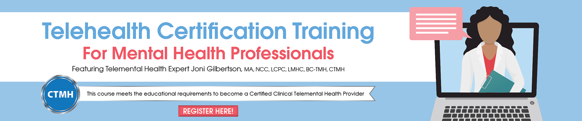 Telehealth Certification Training for Mental Health Professionals