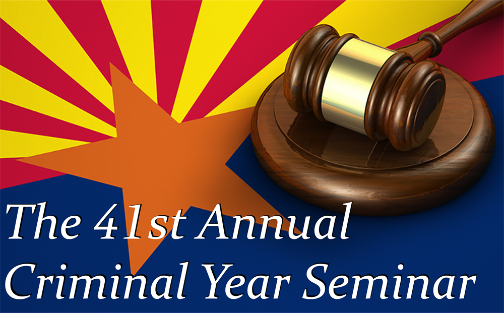 41st Annual Criminal Year Seminar